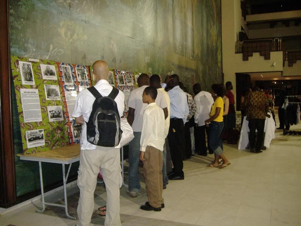  BAPMAF exhib. at Rocky Dawuni show Accra March 2006
